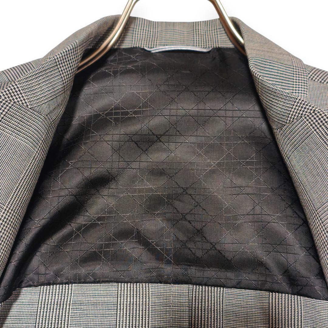 Dior Homme Princess of Wales Houndstooth Tailored Jacket Size 54R