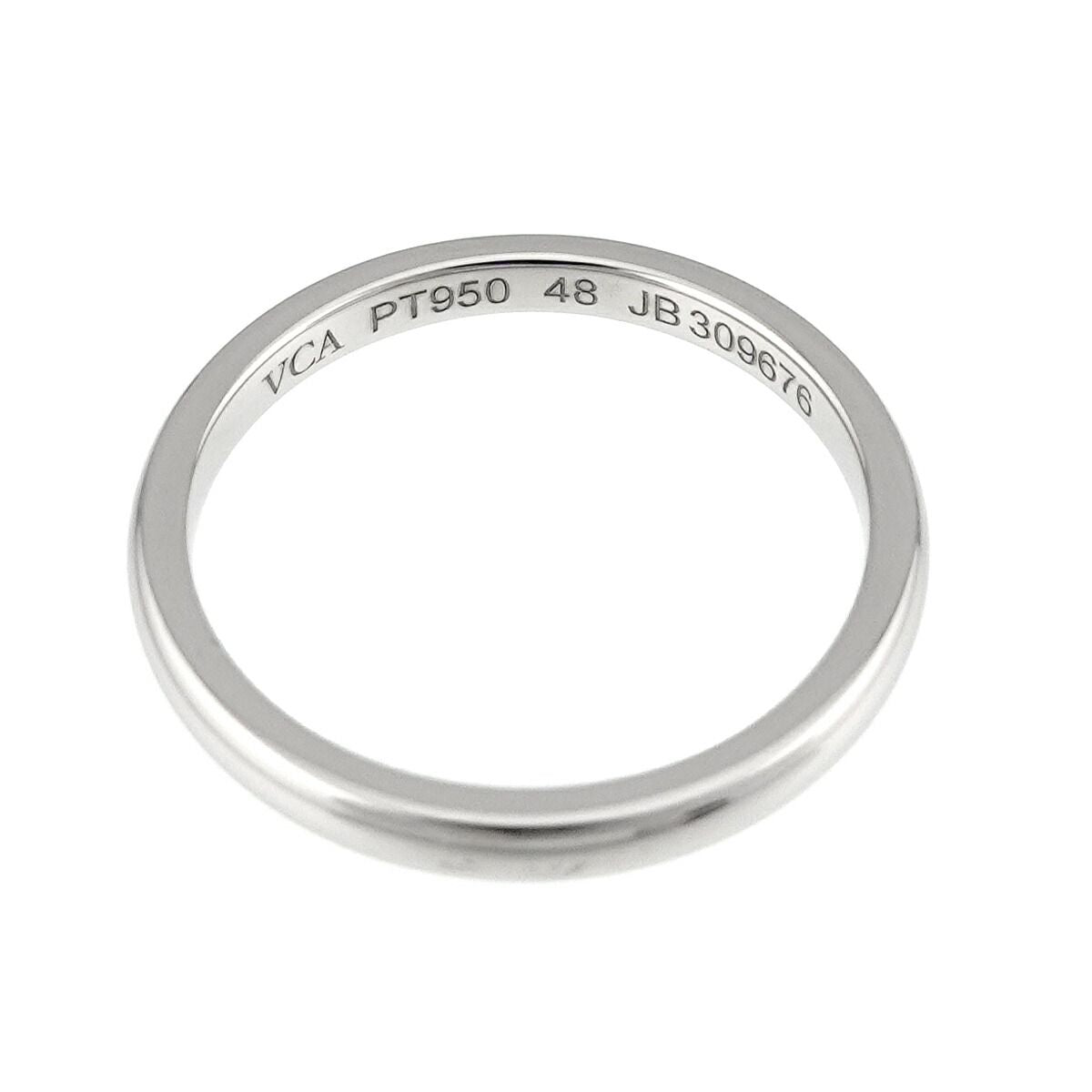 Van Cleef & Arpels Tendrement Ring / Platinum #48