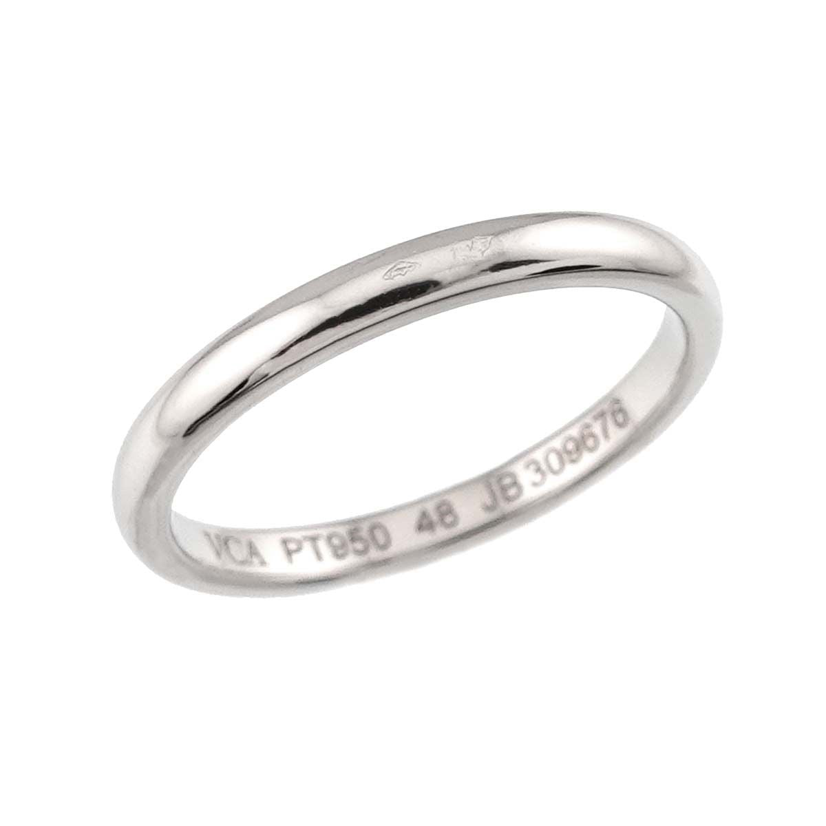 Van Cleef & Arpels Tendrement Ring / Platinum #48