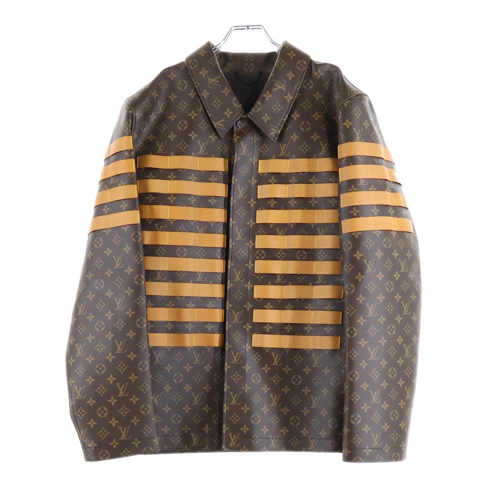 LOUIS VUITTON 22SS × NIGO Monogram LV Toile Military Jacket Brown Size XXL
