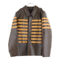 LOUIS VUITTON 22SS × NIGO Monogram LV Toile Military Jacket Brown Size XXL