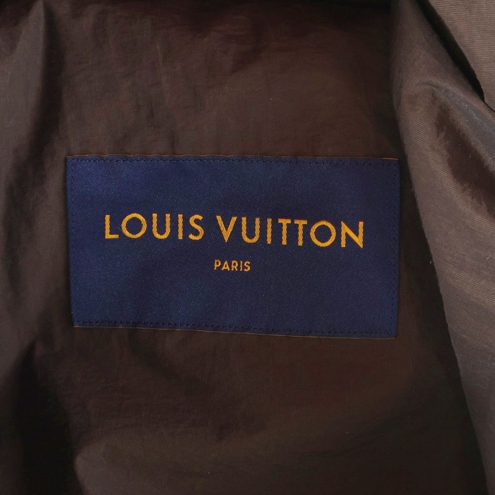 LOUIS VUITTON 22SS × NIGO Monogram LV Toile Military Jacket Brown Size XXL