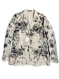Yohji Yamamoto HOMME 15SS LOOK 36 Stray Cat Linen Jacket Size 4 — New & Unworn