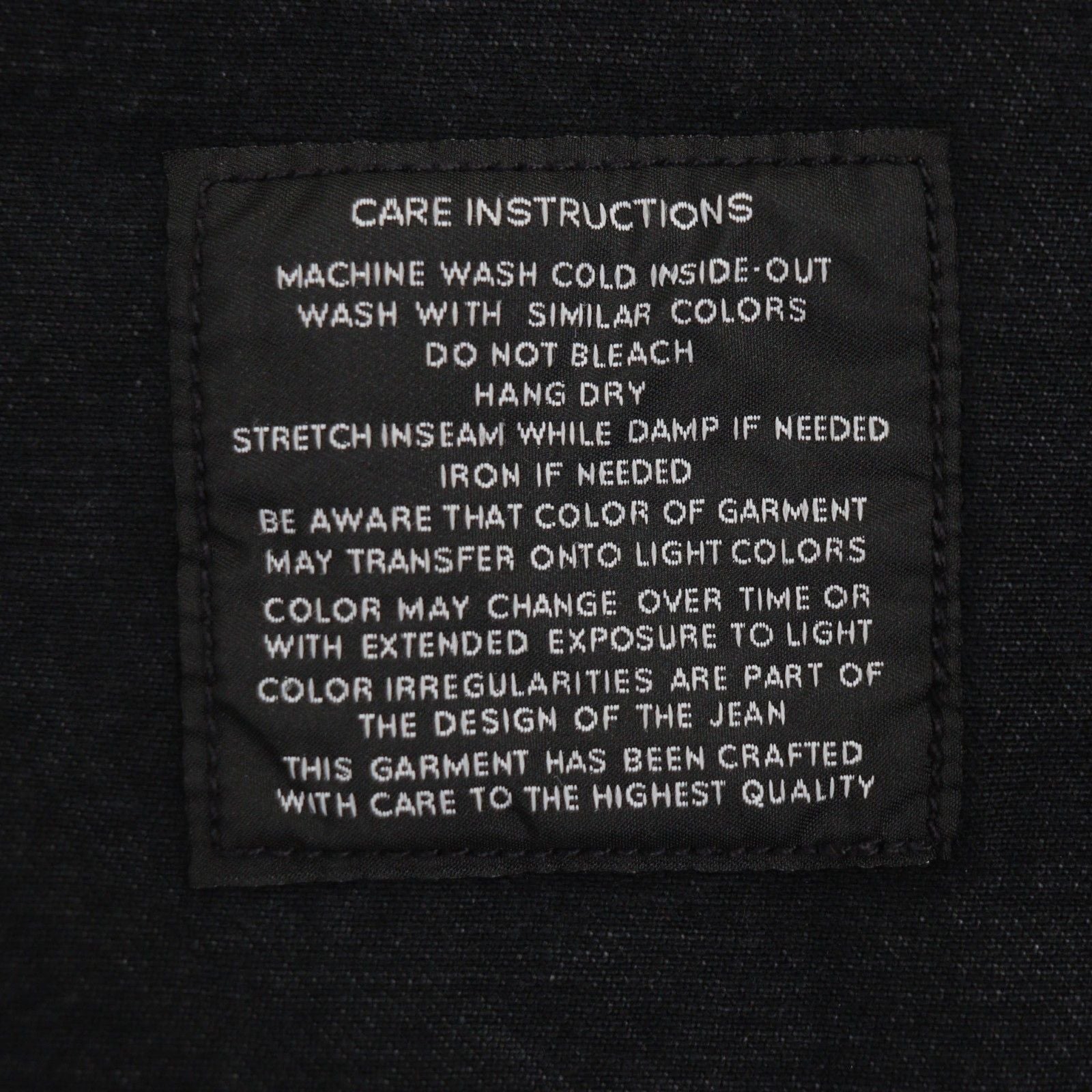 TOM FORD DJI001 Denim Jacket with Leather Patch / Black Size XL