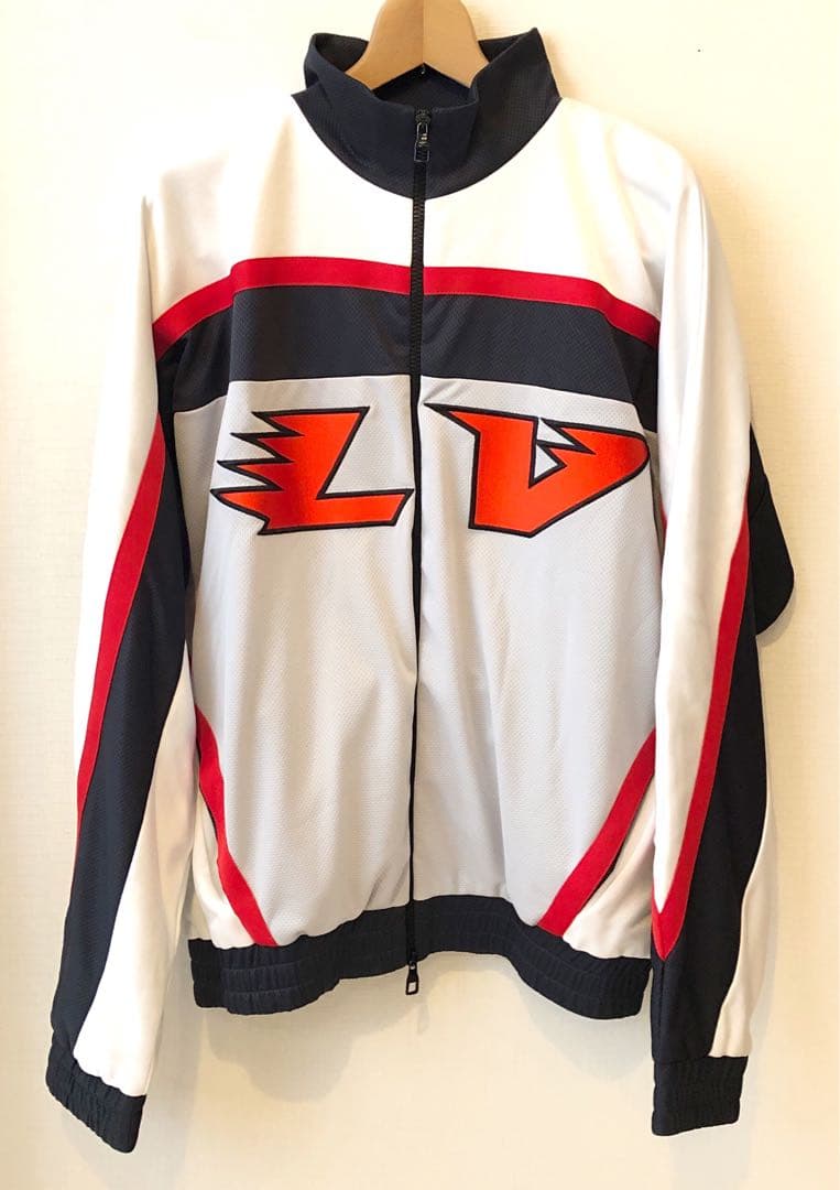 LOUIS VUITTON Embellished LV Graphic Hockey Track Blouson Size M