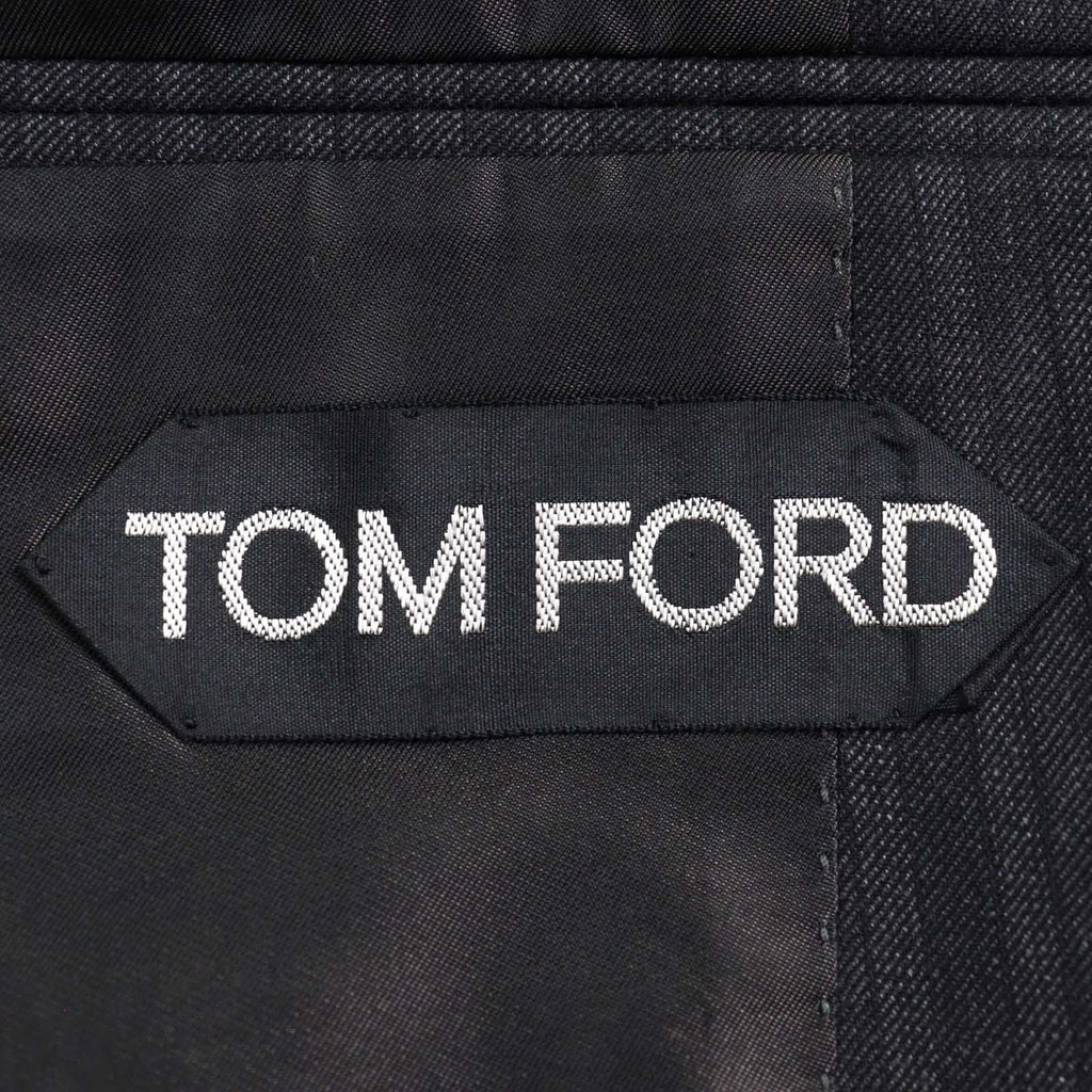 TOM FORD 24DL4W Windsor Stripe Peaked Lapel Single Suit Size 44