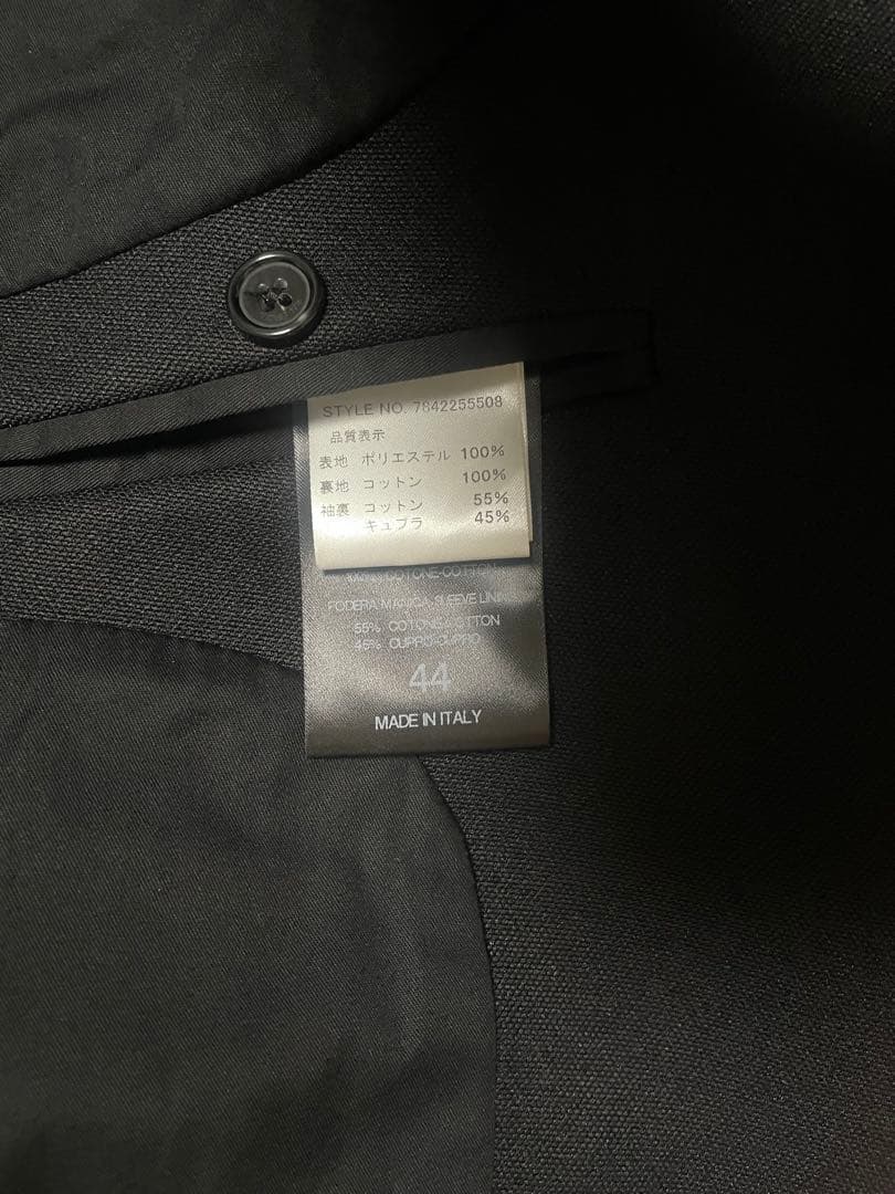 RAF SIMONS 22AW Oversized Tailored Jacket Size 44 Black