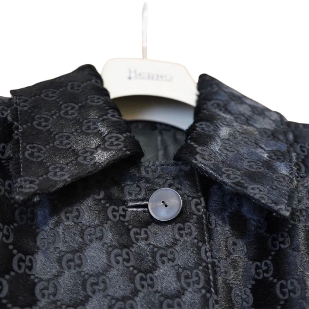 GUCCI GG Pony Hair Jacket / Tom Ford Era Size 42