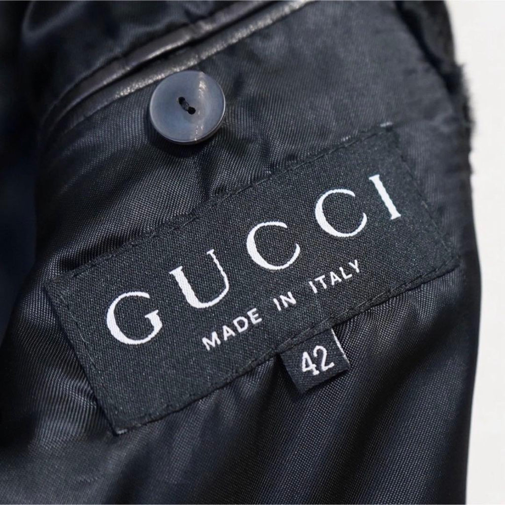 GUCCI GG Pony Hair Jacket / Tom Ford Era Size 42