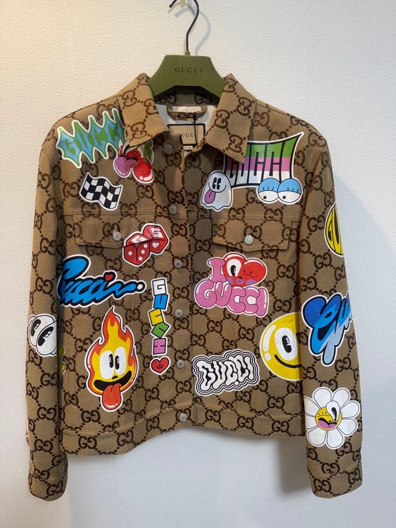 GUCCI x ハティー・スチュワート 24SS キャラクターパッチジャケット