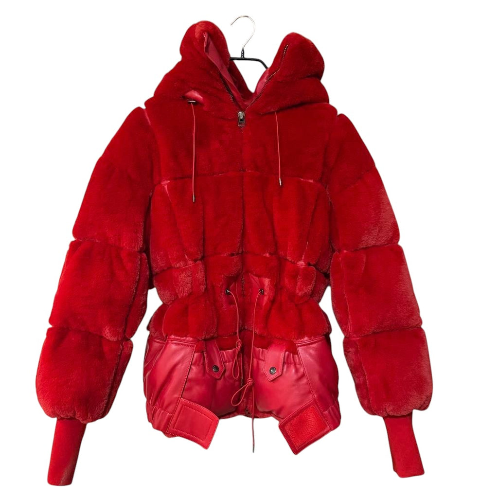 TOM FORD Fur Bomber Jacket / Lambskin
