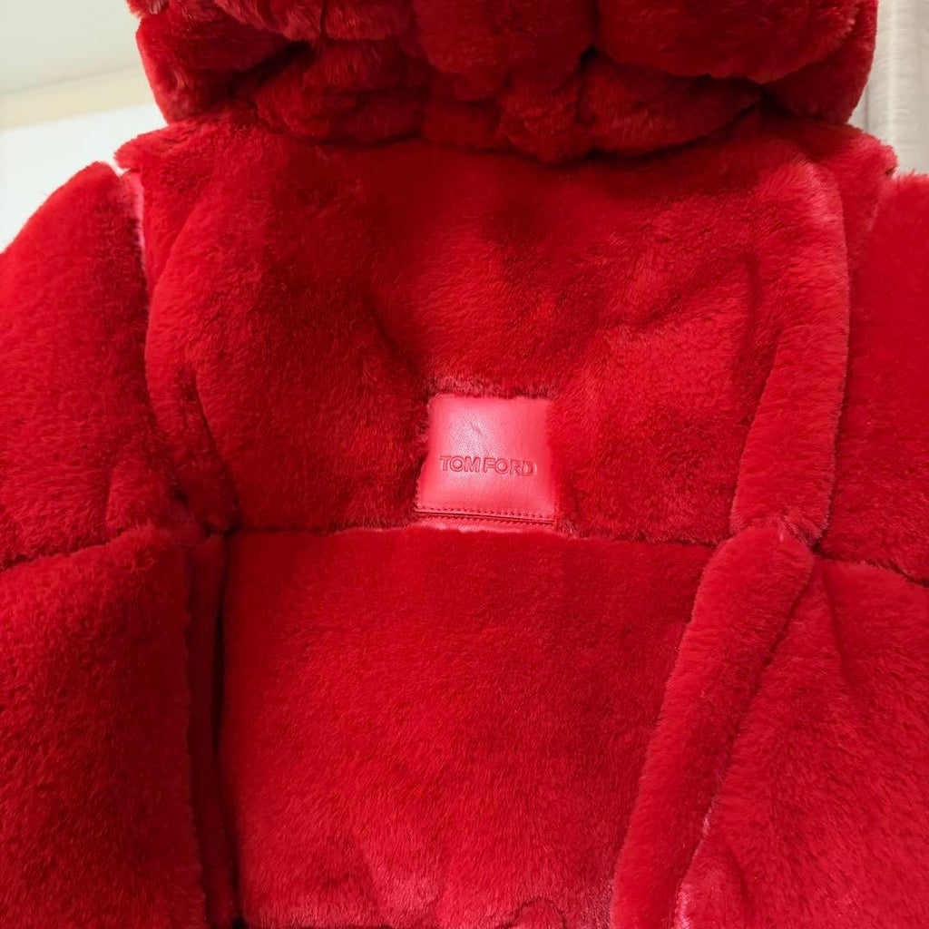 TOM FORD Fur Bomber Jacket / Lambskin