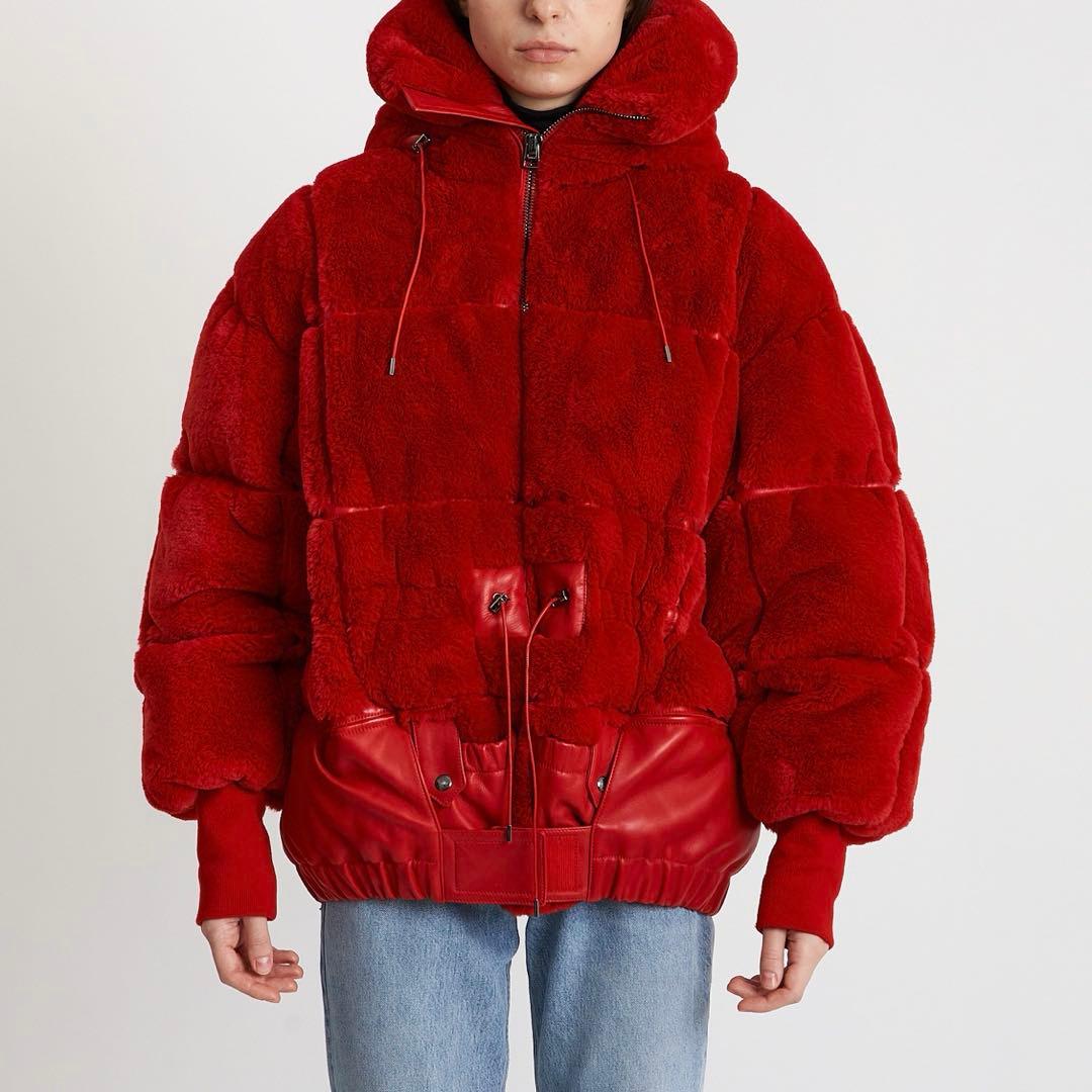 TOM FORD Fur Bomber Jacket / Lambskin