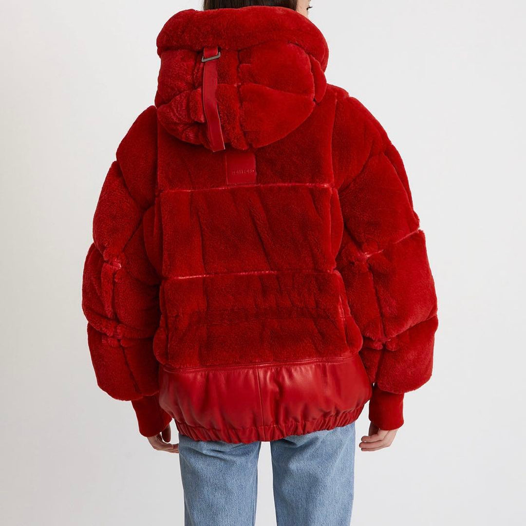 TOM FORD Fur Bomber Jacket / Lambskin