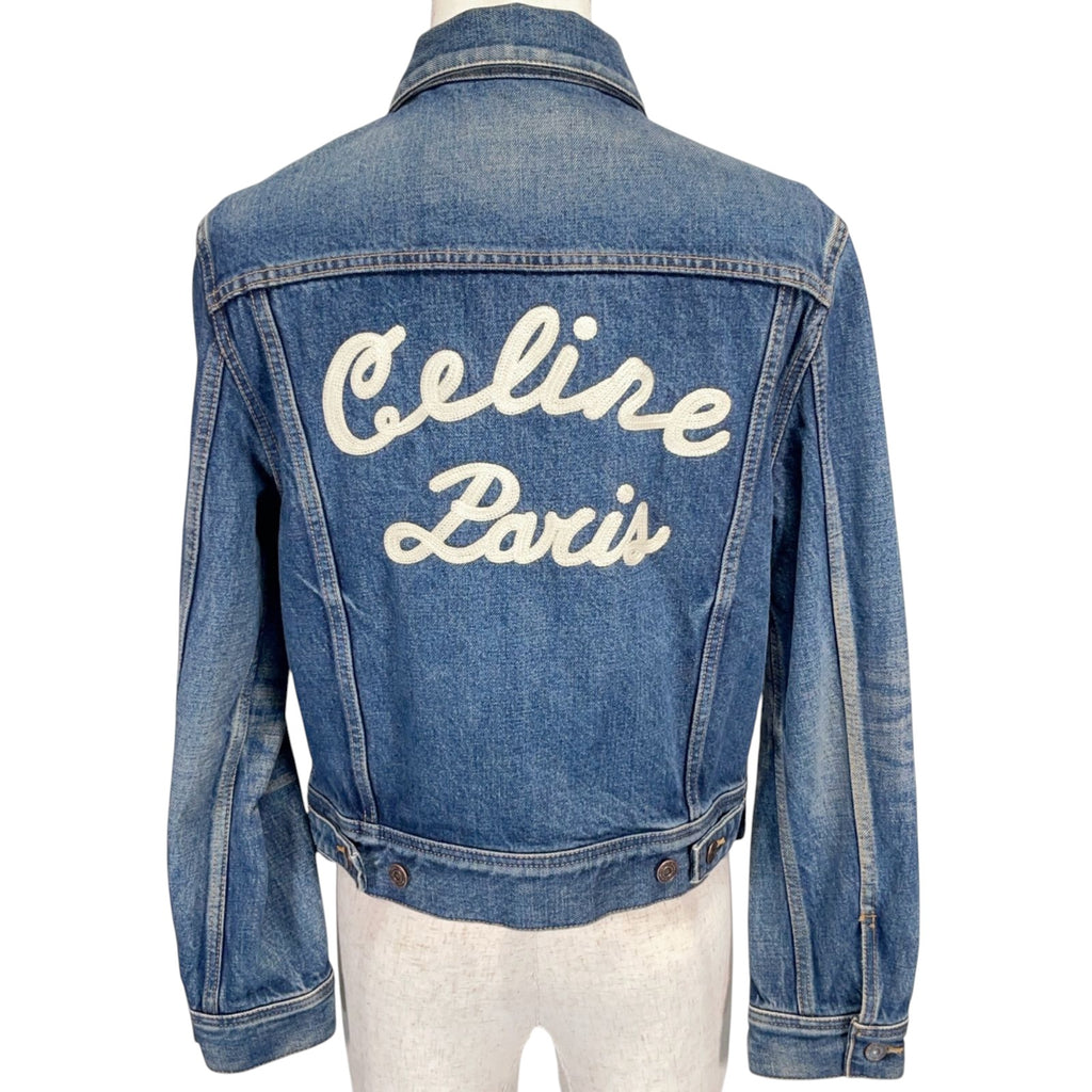 CELINE Chainstitch Trucker Jacket / Denim Size S