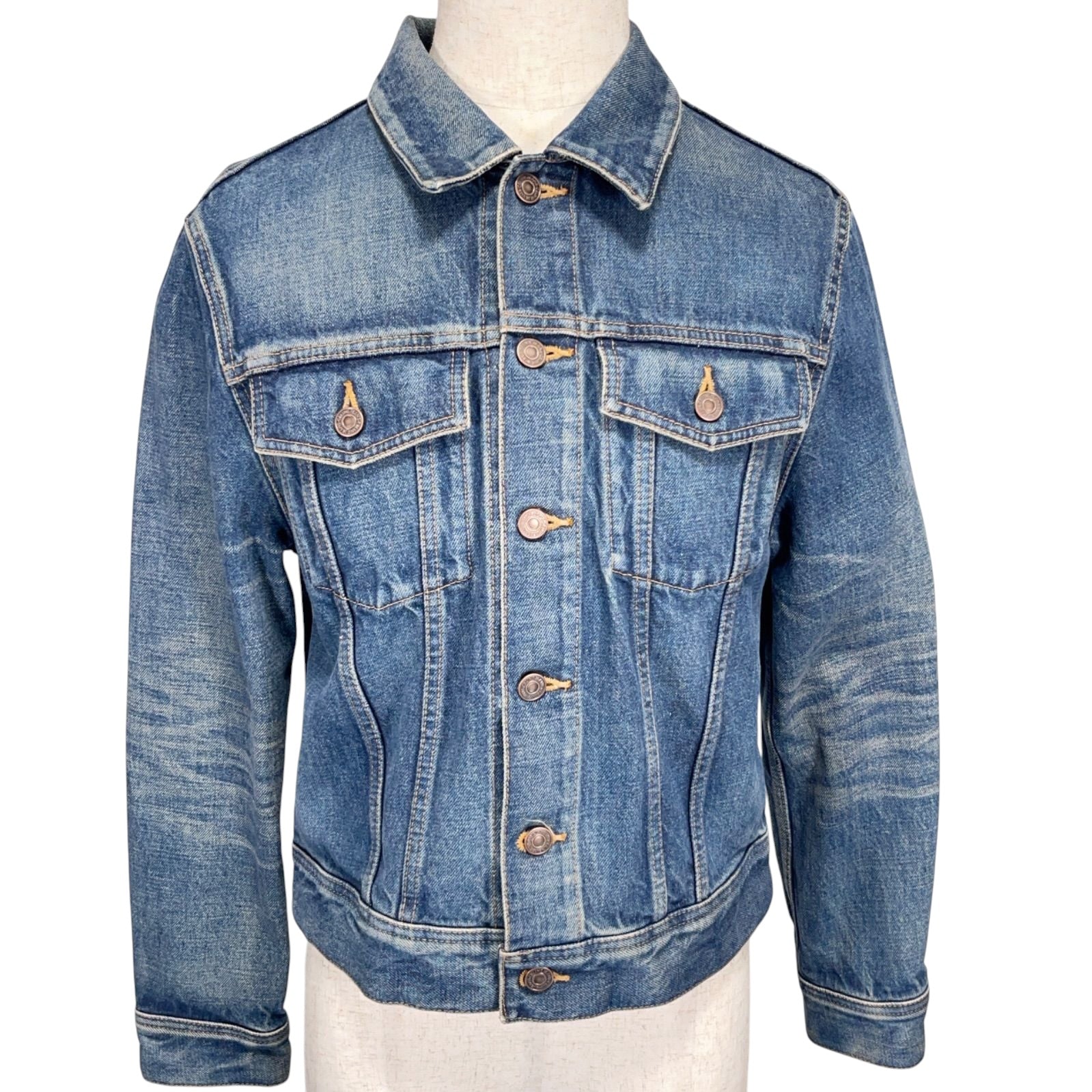CELINE Chainstitch Trucker Jacket / Denim Size S
