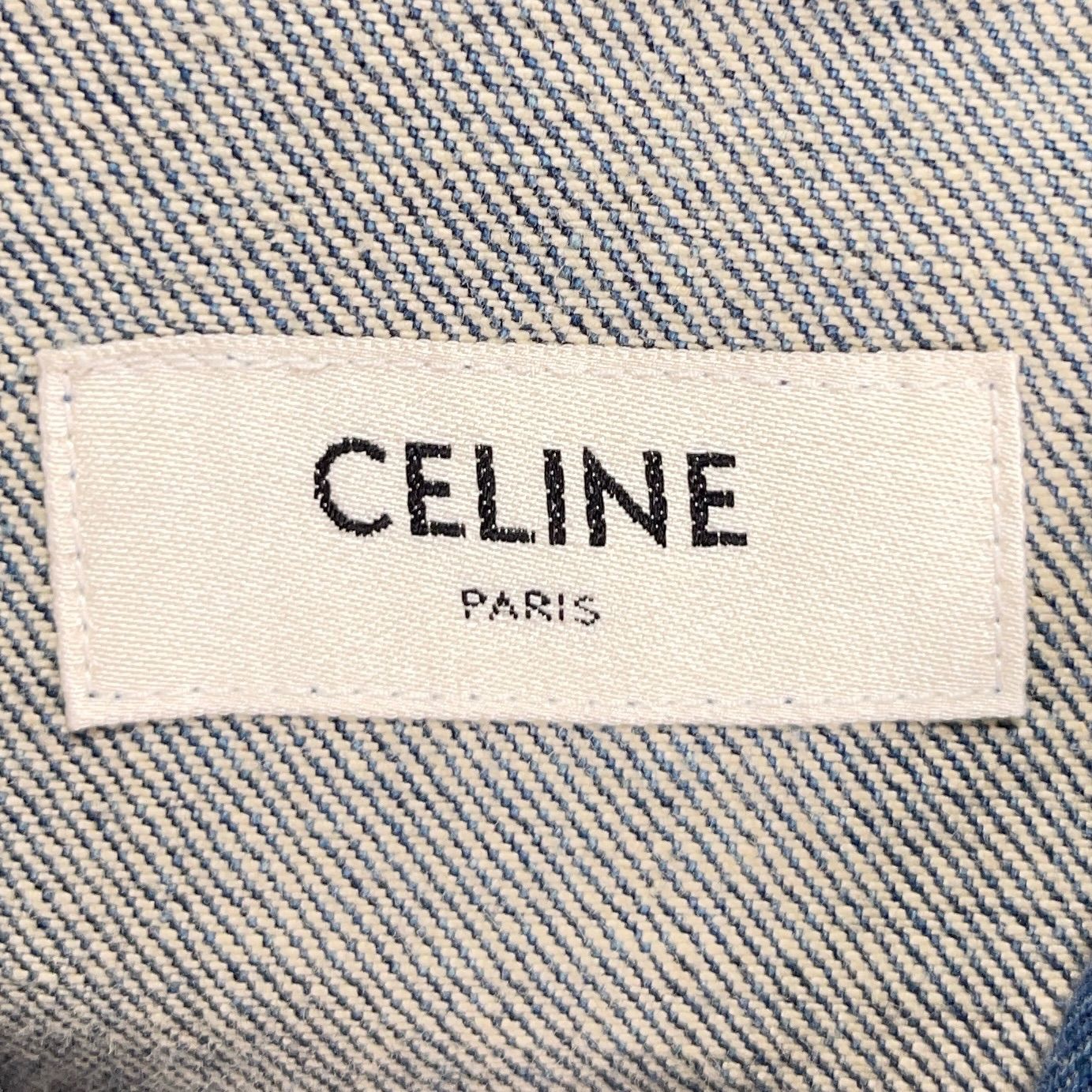 CELINE Chainstitch Trucker Jacket / Denim Size S