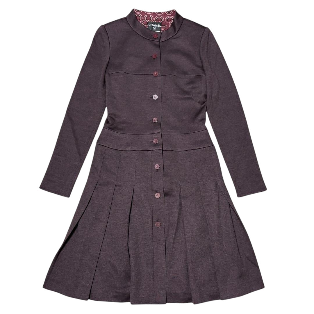 CHANEL Coco Button Coat 38