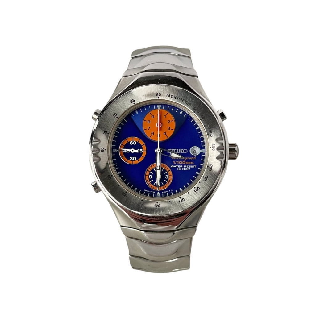 SEIKO Speedmaster Macchina Sportiva Giugiaro Design Quartz Chronograph in Silver