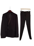 NWT Gucci Crystal-Embellished Burgundy Suit Setup Size 48