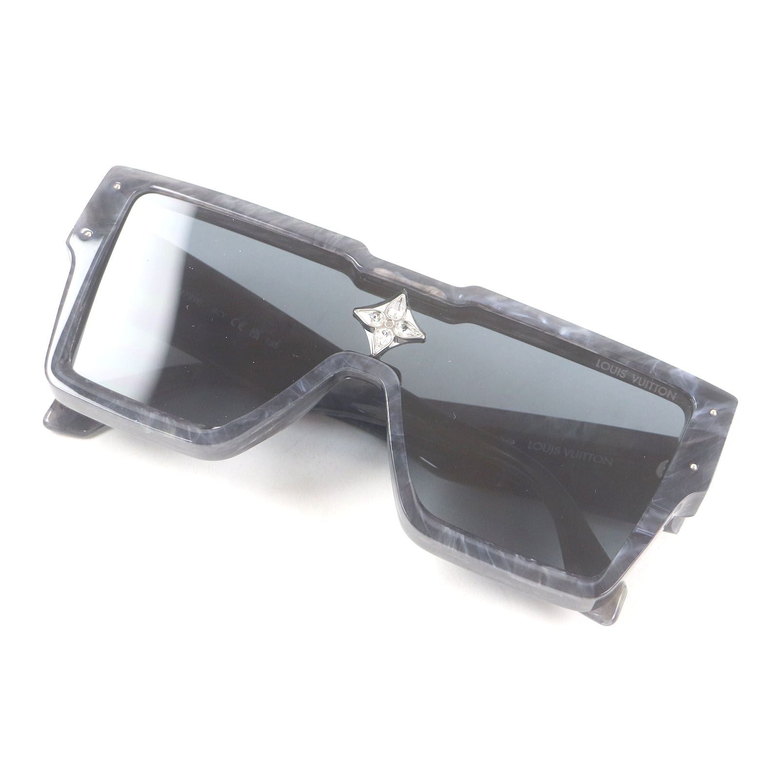 Rare Louis Vuitton Acetate Marble Cyclone Sunglasses Eyewear Men Unisex