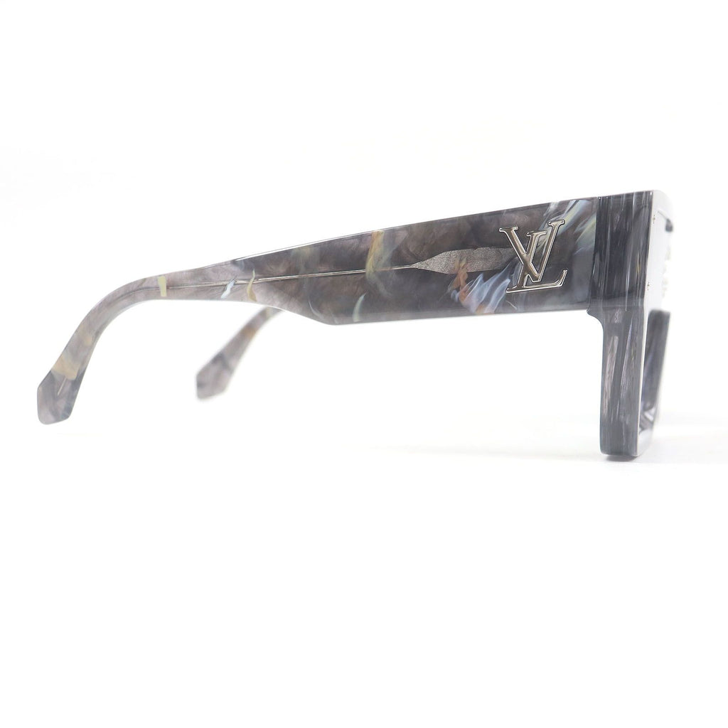 Rare Louis Vuitton Acetate Marble Cyclone Sunglasses Eyewear Men Unisex