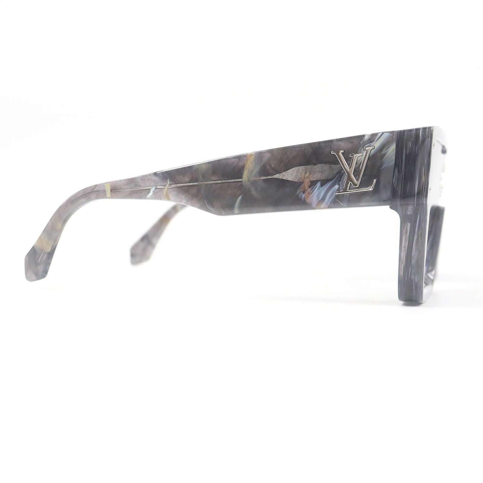 Rare Louis Vuitton Acetate Marble Cyclone Sunglasses Eyewear Men Unisex