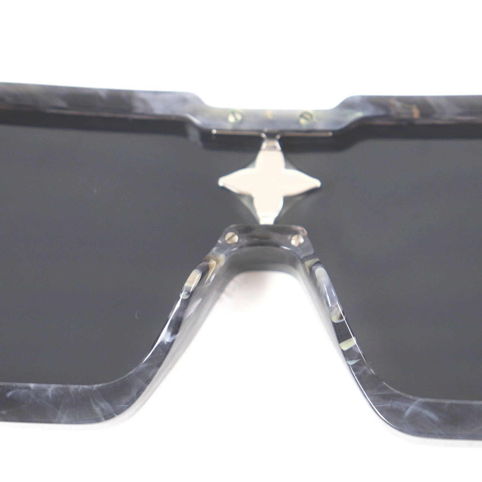 Rare Louis Vuitton Acetate Marble Cyclone Sunglasses Eyewear Men Unisex