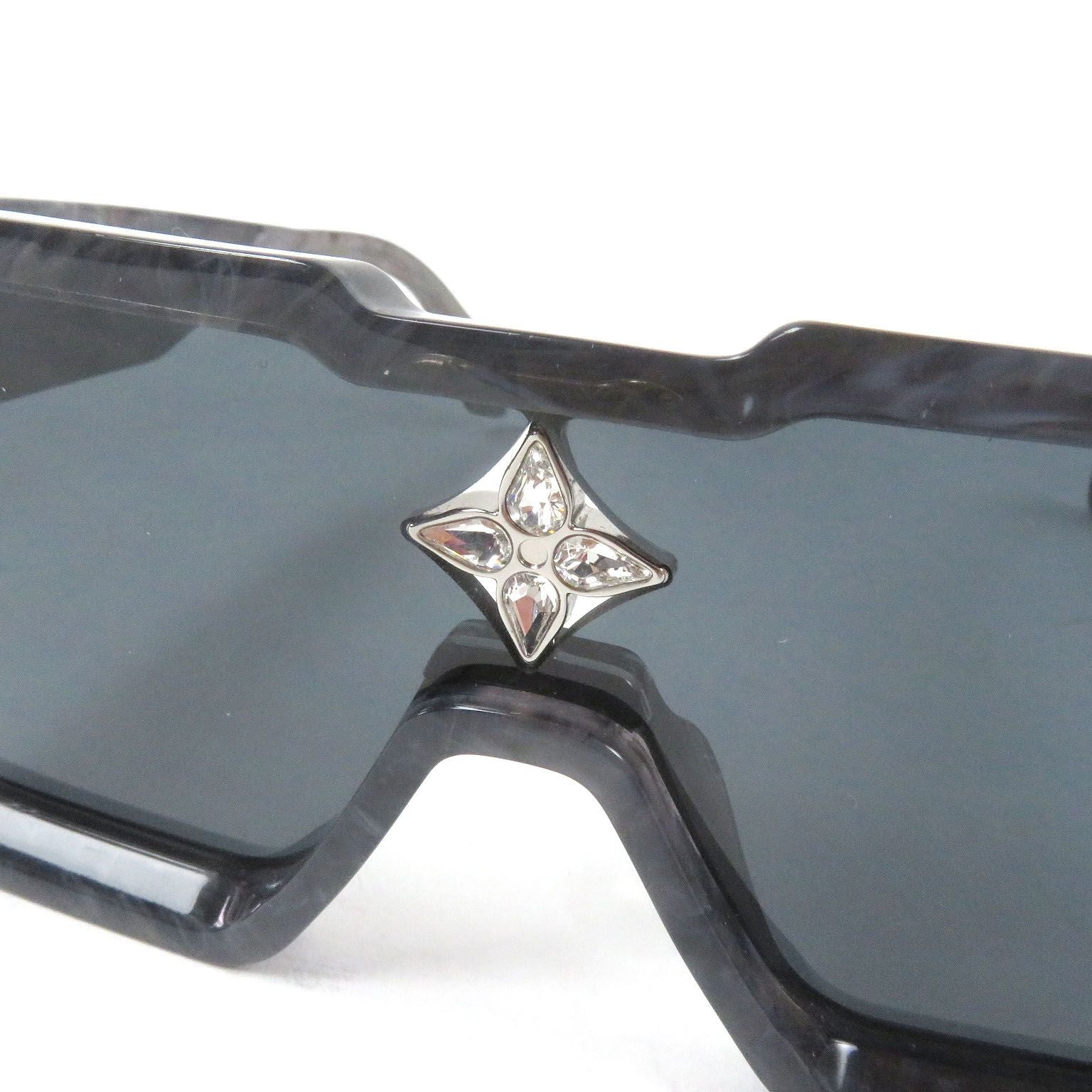 Rare Louis Vuitton Acetate Marble Cyclone Sunglasses Eyewear Men Unisex